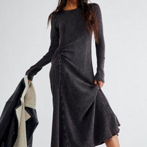Free People FP One Sz Small Natasha Thermal Maxi Dress